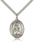 St. Rachel Medal, Sterling Silver, Large
