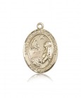 St. Catherine of Bologna Medal, 14 Karat Gold, Large