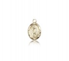 Miraculous Medal, 14 Karat Gold