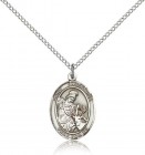 St. Eustachius Medal, Sterling Silver, Medium