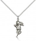 Guardian Angel Medal, Sterling Silver