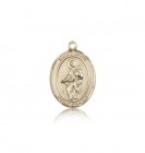 St. Jane of Valois Medal, 14 Karat Gold, Medium