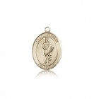 St. Florian Medal, 14 Karat Gold, Medium