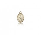 Miraculous Medal, 14 Karat Gold