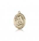 St. Frances Cabrini Medal, 14 Karat Gold, Medium