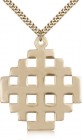 Cross Pendant, Gold Filled