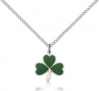 Shamrock Medal, Sterling Silver