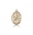St. John of God Medal, 14 Karat Gold, Medium
