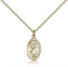 St. Christopher Medal, Gold Filled