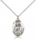 St. Jude Medal, Sterling Silver