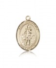 St. Cornelius Medal, 14 Karat Gold, Large