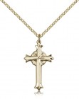 Cross Pendant, Gold Filled
