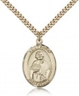 St. Philip the Apostle Medal, Gold Filled, Large