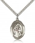 Blessed Caroline Gerhardinger Medal, Sterling Silver, Large