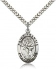 St. Francis of Assisi Medal, Sterling Silver