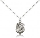 St. Michael the Archangel Medal, Sterling Silver