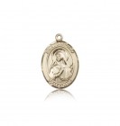 St. Dorothy Medal, 14 Karat Gold, Medium