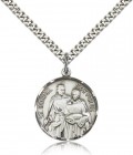 St. Raphael Medal, Sterling Silver