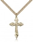 Crucifix Pendant, Gold Filled