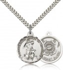 Coast Guard Guardain Angel Medal, Sterling Silver