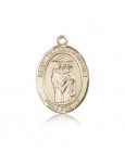 St. Thomas A Becket Medal, 14 Karat Gold, Large