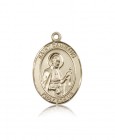 St. Camillus of Lellis Medal, 14 Karat Gold, Large