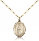 Our Lady of Fatima Medal, Gold Filled, Medium