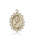 St. Christopher Medal, 14 Karat Gold