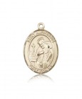St. Alphonsus Medal, 14 Karat Gold, Large