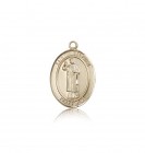 St. Stephen the Martyr Medal, 14 Karat Gold, Medium