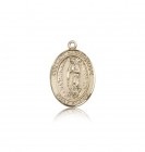 Our Lady of Guadalupe Medal, 14 Karat Gold, Medium