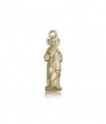 Sacred Heart Medal, 14 Karat Gold