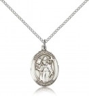 St. Boniface Medal, Sterling Silver, Medium