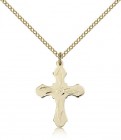 Cross Pendant, Gold Filled