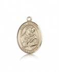 St. Anthony of Padua Medal, 14 Karat Gold, Large