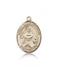 St. Julie Billiart Medal, 14 Karat Gold, Large