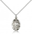 St. Raphael Medal, Sterling Silver