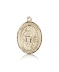 St. Susanna Medal, 14 Karat Gold, Large