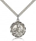St. Camillus of Lellis Medal, Sterling Silver