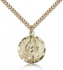 St. Patrick Medal, Gold Filled