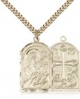 Mother of God Medal, Gold Filled