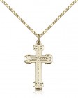 Cross Pendant, Gold Filled
