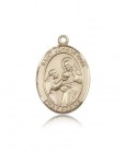St. John of God Medal, 14 Karat Gold, Large