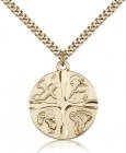 Christian Life Medal, Gold Filled