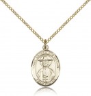 St. Andrew Kim Taegon Medal, Gold Filled, Medium