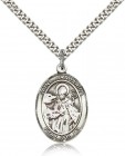 St. Januarius Medal, Sterling Silver, Large