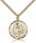 St. Perregrine Medal, Gold Filled