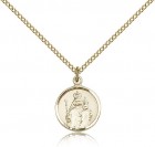 Our Lady of Consolation Medal, Gold Filled