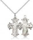 Christine Cross Pendant, Sterling Silver