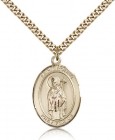 St. Ronan Medal, Gold Filled, Large